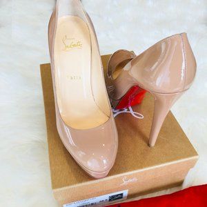 Christian Louboutin Bianca Platform Pump Size 38.5
